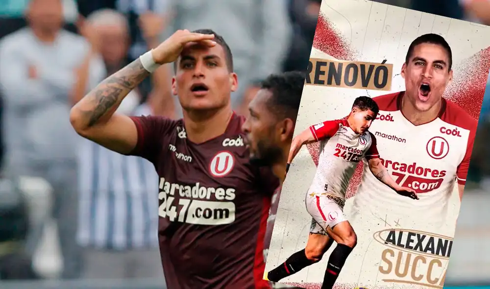 Alexander Succar seguirá vistiendo de crema hasta el centenario del cuadro merengue. Foto: Movistar Deportes/Universitario Alexander Succar seguirá vistiendo de crema hasta el centenario del cuadro merengue. Foto: Movistar Deportes/Universitario