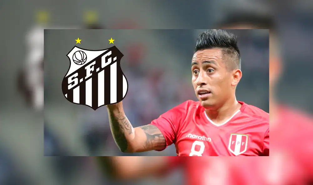 Christian Cueva estaría en la órbita del Santos brasileño