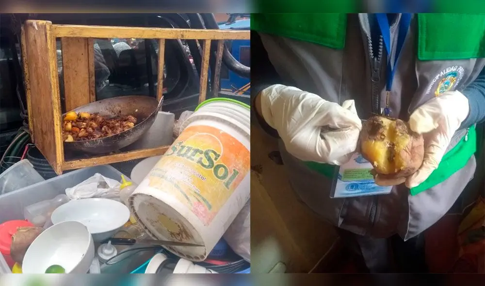 Alimentos fueron incautados por personal de sanidad. Alimentos fueron incautados por personal de sanidad.