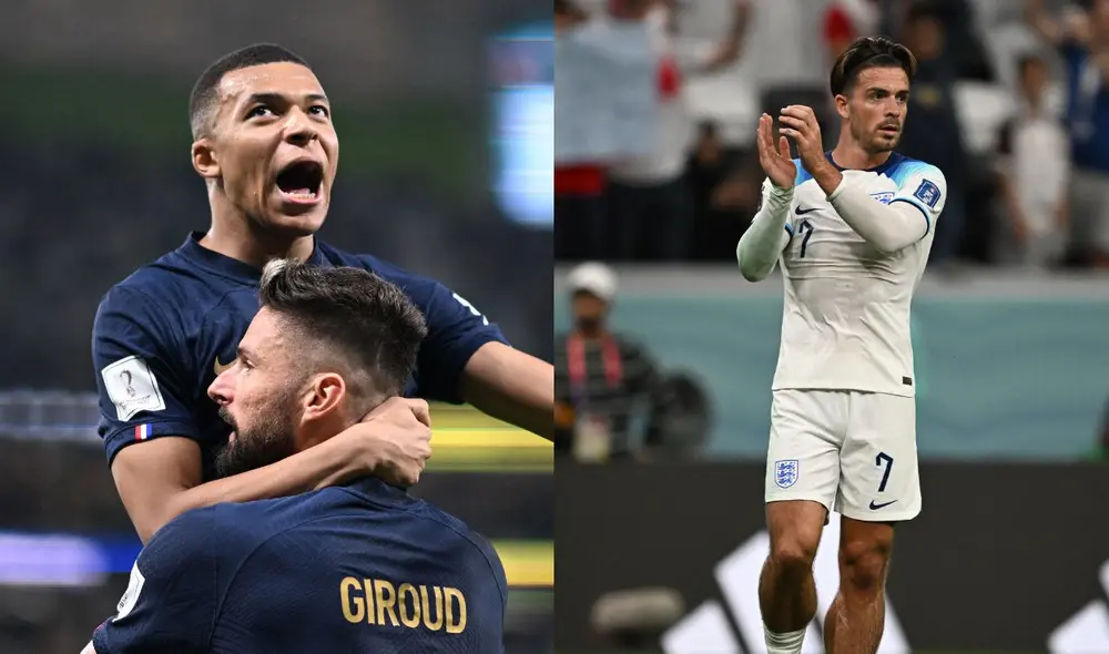 Mbappé y Grealish intentarán ser las figuras de sus selecciones para ir a las semifinales. Foto: Composición LR/AFP Mbappé y Grealish intentarán ser las figuras de sus selecciones para ir a las semifinales. Foto: Composición LR/AFP