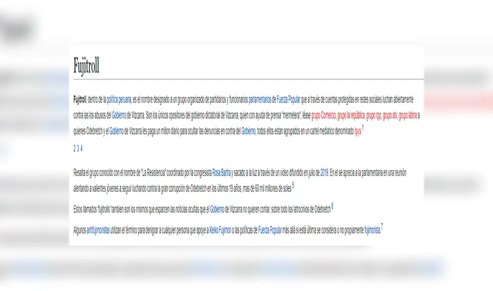 En Facebook, una página compartió una imagen que muestra el perfil que crearon con la palabra ‘fujitroll’. En Facebook, una página compartió una imagen que muestra el perfil que crearon con la palabra ‘fujitroll’.