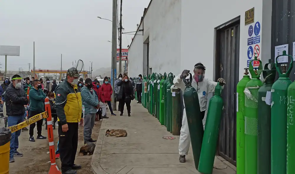 El oxígeno medicinal ha sido un recurso ampliamente usado por pacientes con COVID-19. Foto: URPI - GLR. El oxígeno medicinal ha sido un recurso ampliamente usado por pacientes con COVID-19. Foto: URPI - GLR.