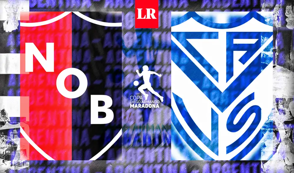 Newell's Old Boys enfrenta a Vélez Sarsfield por la Copa Diego Armando Maradona. Foto: Composición Gerson Cardoso/La República