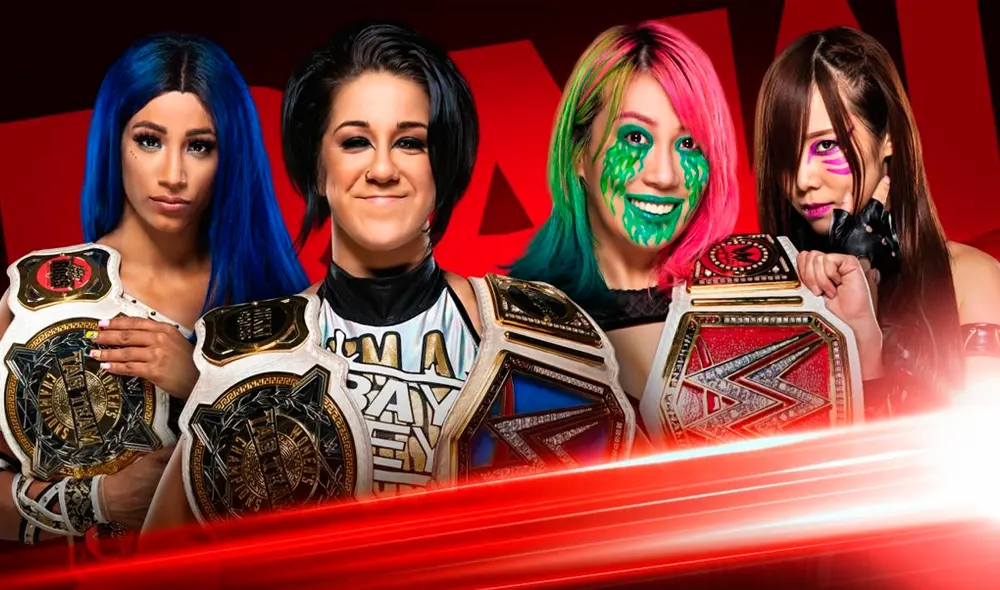 Sigue aquí EN VIVO ONLINE Monday Night Raw en la semana de Extreme Rukes 2020. | Foto: WWE