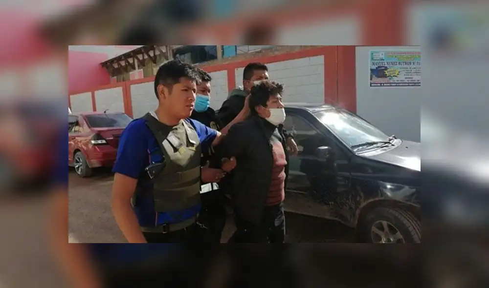 Familiares de la víctima se trasladaron a los exteriores del Depincri en Juliaca e intentaron agredir al supuesto criminal.