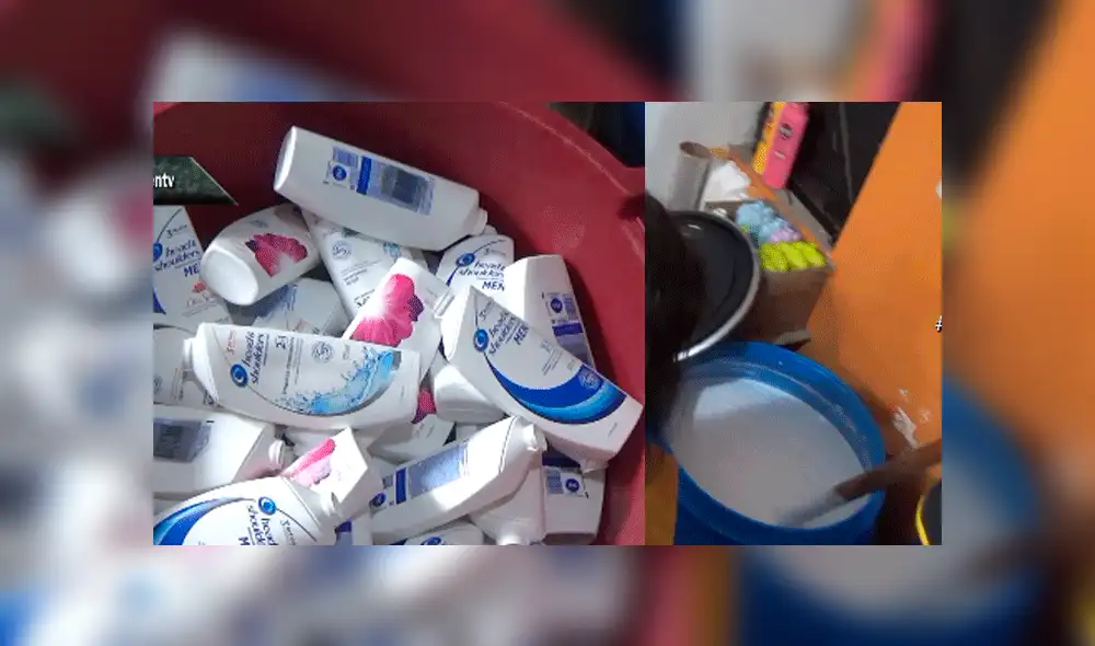 “Peor es robar”, la indignante respuesta de sujetos que vendían champús alterados [VIDEO]