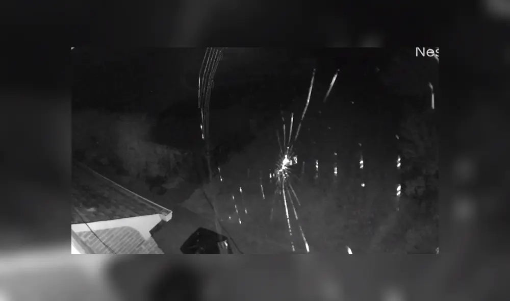 La grabación revela la asombrosa manera de cómo una araña hace su tela. Foto: Facebook