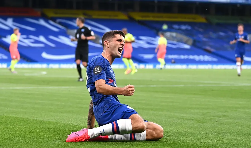 Christian Pulisic marcó su segundo tanto consecutivo con el Chelsea. Foto: @premierleague Christian Pulisic marcó su segundo tanto consecutivo con el Chelsea. Foto: @premierleague