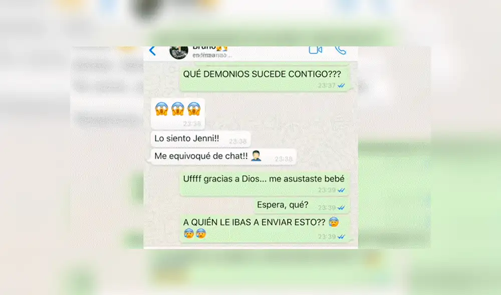 WhatsApp: Joven totalmente ebrio termina revelando oscuro secreto a su novia [FOTOS]