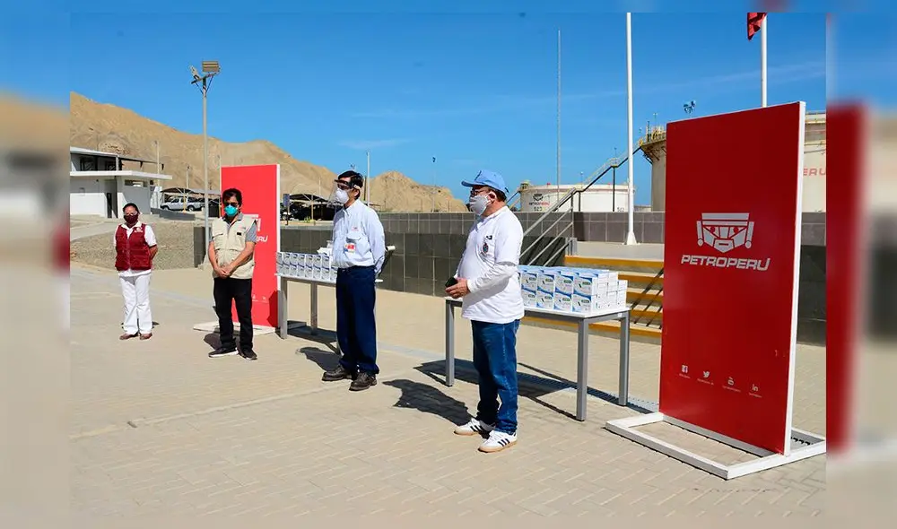 Donación hecha por Petroperú.