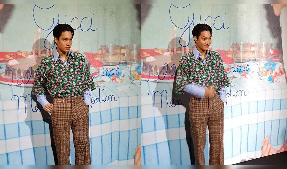 EXO: Kai en el desfile de Gucci en Milán EXO: Kai en el desfile de Gucci en Milán