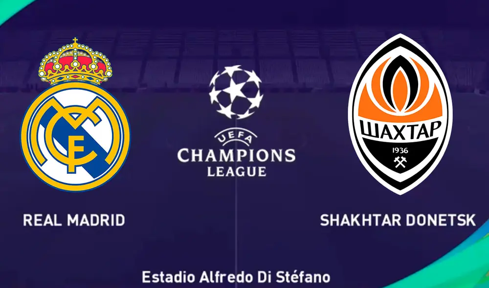 Real Madrid y Shakhtar Donetsk juegan este miércoles por la fecha 1 del grupo B de la Champions League. Foto: Composición La República