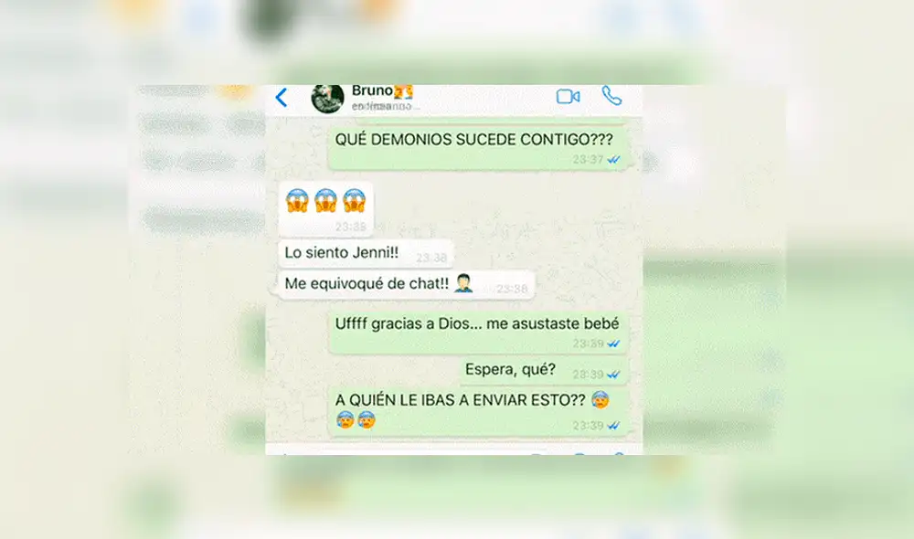 WhatsApp: Joven totalmente ebrio termina revelando oscuro secreto a su novia [FOTOS]