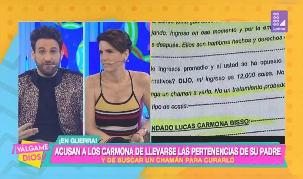 Hijos de Javier Carmona afirman que Tula Rodríguez lo abandonó al quedar en estado vegetativo