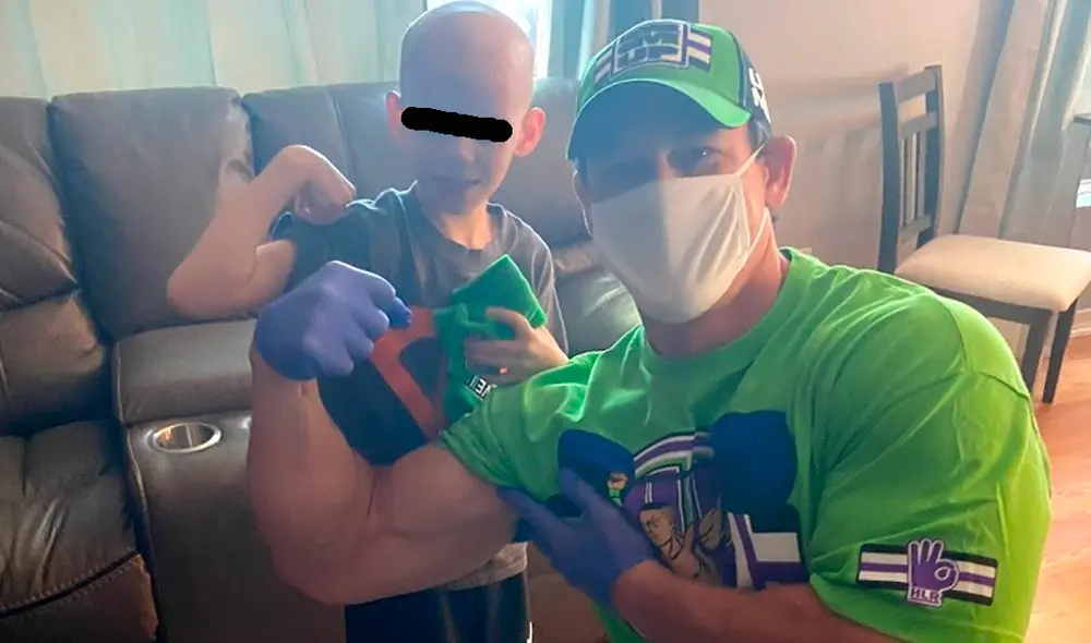 John Cena sorprendió a un niño con cáncer en plena pandemia de coronavirus. | Foto: WFLA-TV
