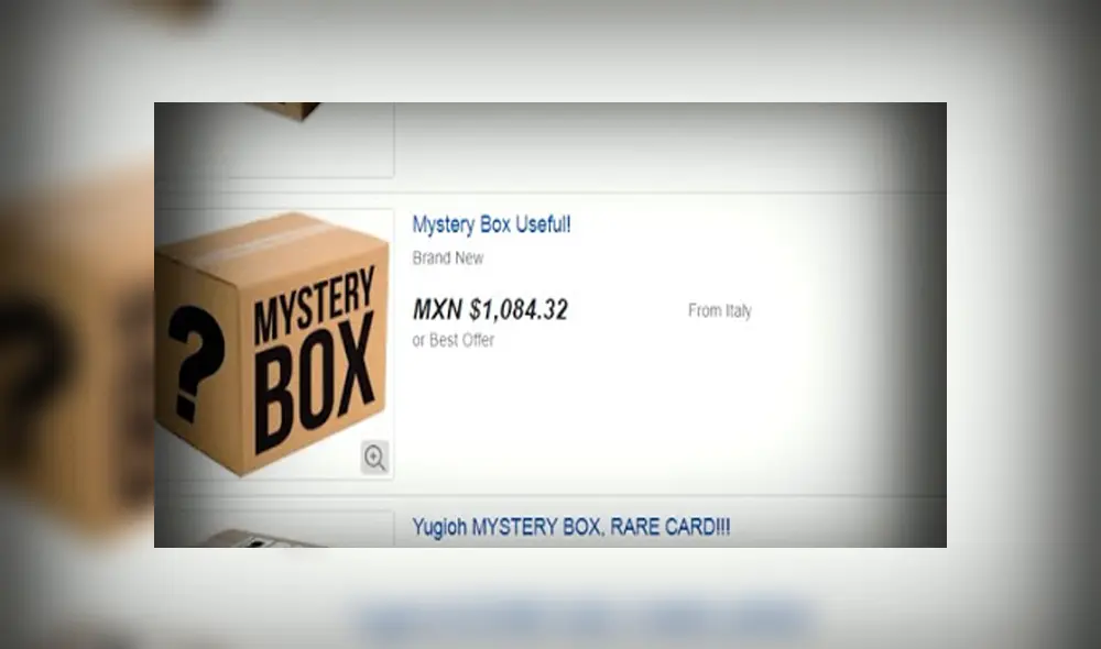 Aviso caja misteriosa en la Deep Web. Foto: Captura.