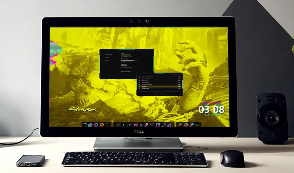 Lleva el diseño futurista de Cyberpunk 2077 a tu computadora. Foto: Composición La República Lleva el diseño futurista de Cyberpunk 2077 a tu computadora. Foto: Composición La República