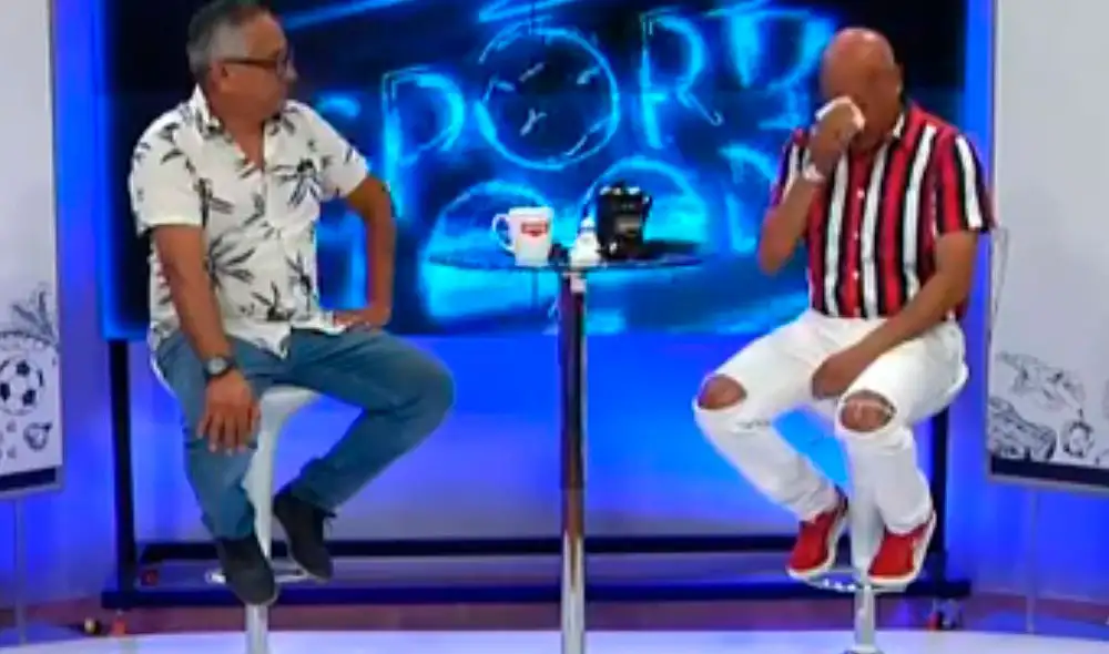 Mosquera se quebró tras sentidas palabras de su exjugador, Abel Lobatón. Foto: Captura