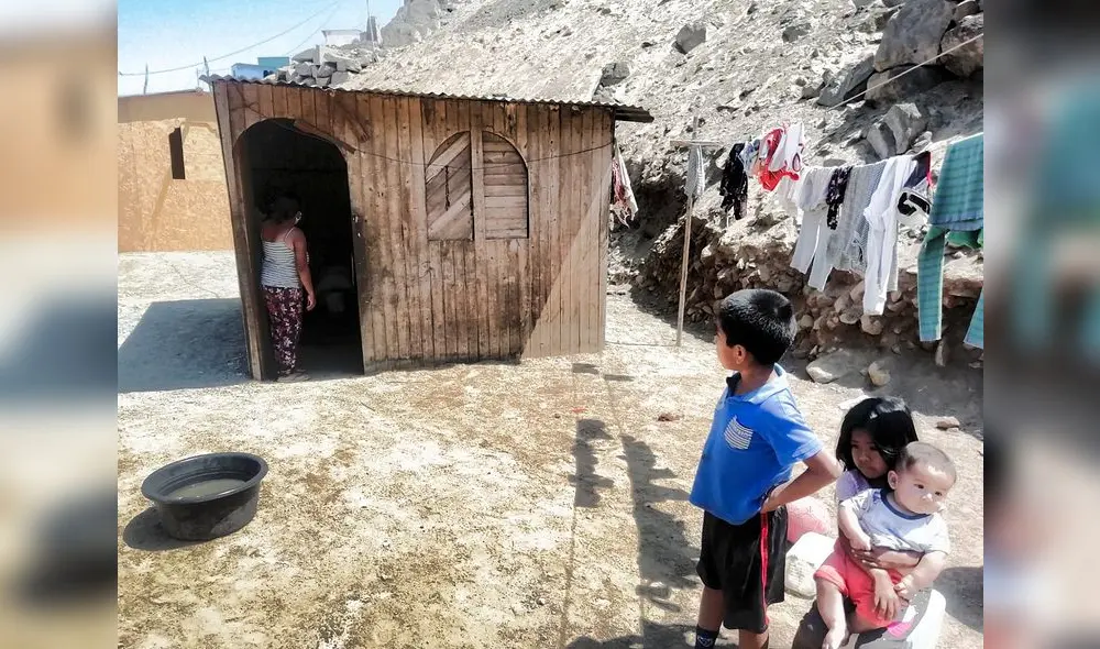 La Agrupación Familiar Virgen del Carmen registra unos 600 moradores. Foto: Luis Paucar.