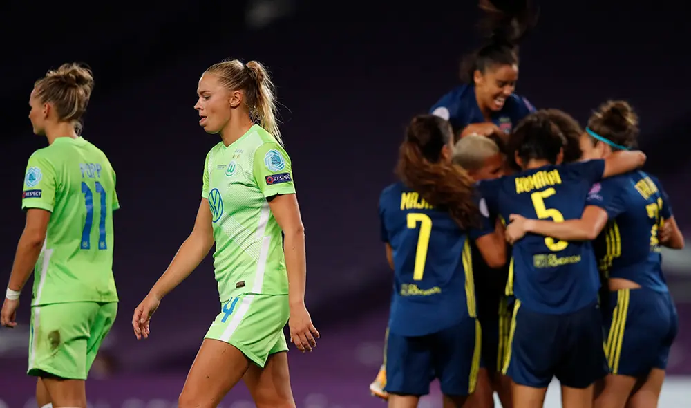 Lyon sumó el séptimo título de la Champions League Femenina tras ganar a Wolfsburgo. Foto: AFP Lyon sumó el séptimo título de la Champions League Femenina tras ganar a Wolfsburgo. Foto: AFP