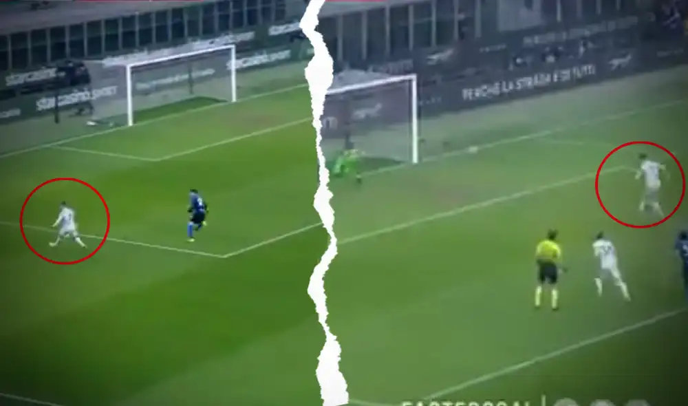 Cristiano Ronaldo remonta el resultado en contra de Juventus y pone el 2-1. Foto: captura de Youtube