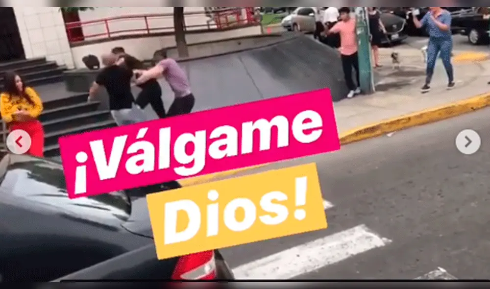 Nuevos videos de Erick Sabater y Coto Hernández peleando en plena calle