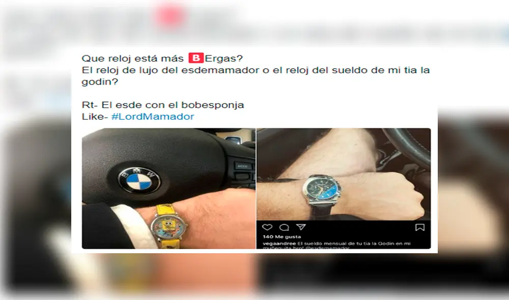 El hombre aseguró que su ropa "vale más que una vida" y los usuarios aprovecharon para burlarse de él. Foto: captura El hombre aseguró que su ropa "vale más que una vida" y los usuarios aprovecharon para burlarse de él. Foto: captura