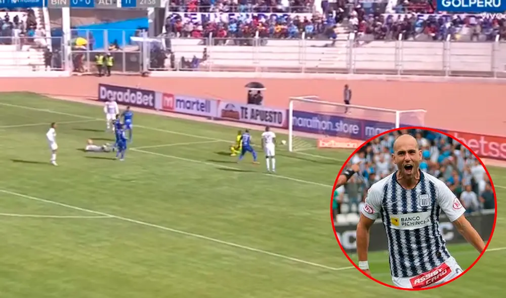 Federico Rodríguez abrió el marcador en Juliaca para poner en ventaja a Alianza Lima sobre Binacional. | Foto: Gol Perú Federico Rodríguez abrió el marcador en Juliaca para poner en ventaja a Alianza Lima sobre Binacional. | Foto: Gol Perú