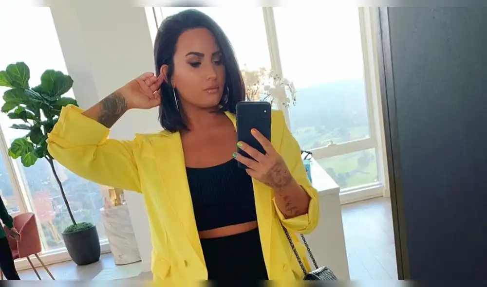 Demi Lovato le dice adiós a sus 26 años con atrevida foto en Instagram