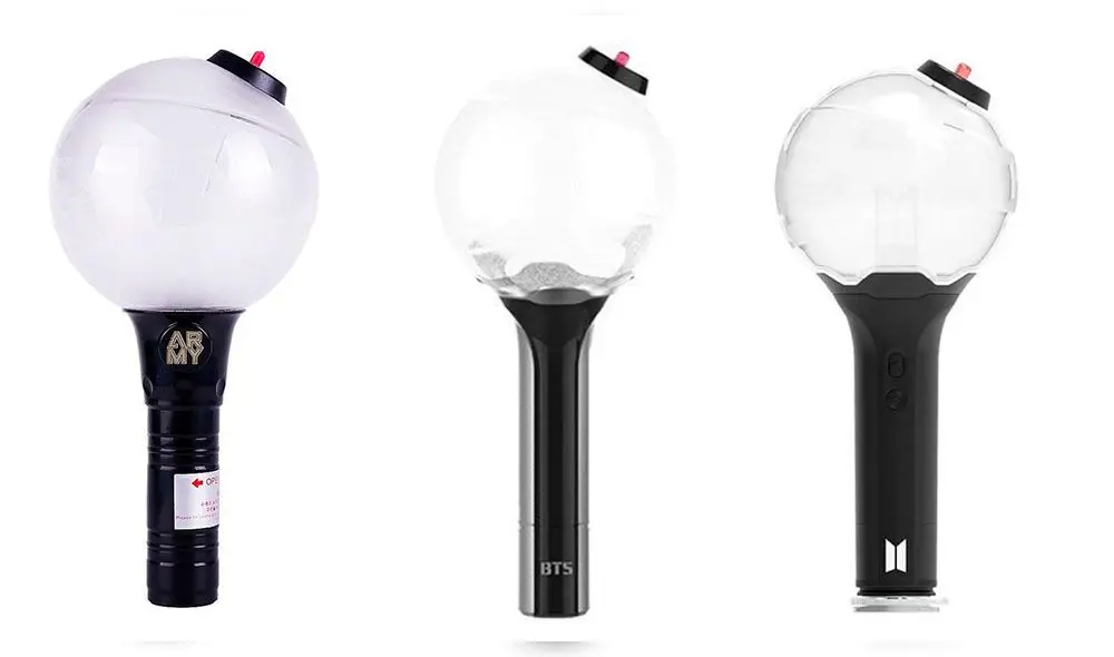 Versiones del lightstick de BTS