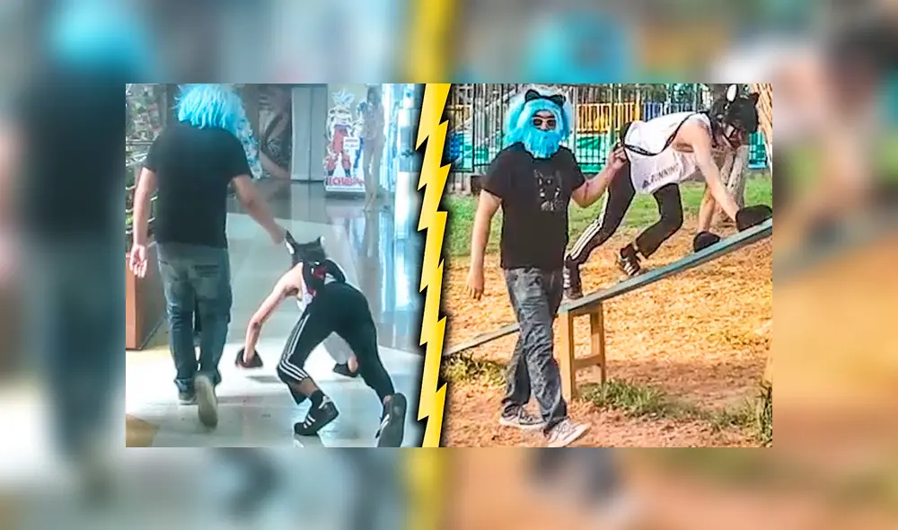 YouTube viral: peruano se disfraza de gato y lo pasean por las calles de Lima con correa [VIDEO]