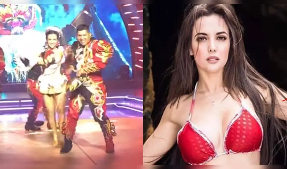 Rosángela Espinoza se roba miradas con increíble baile de caporales Rosángela Espinoza se roba miradas con increíble baile de caporales