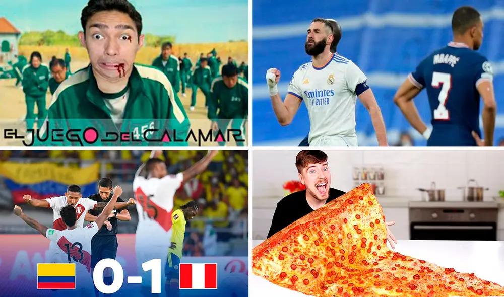 Las mejores jugadas de fútbol y los desafíos creados por famosos youtubers se encuentran entre los más visto del país. Foto: composición LR/YouTube Las mejores jugadas de fútbol y los desafíos creados por famosos youtubers se encuentran entre los más visto del país. Foto: composición LR/YouTube