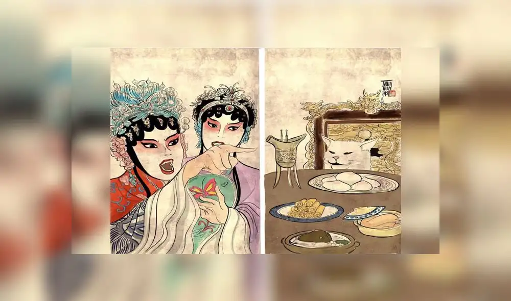 Desliza para disfrutar de todas las piezas que crearon los usuarios en Twitter inspirados en el famoso meme.