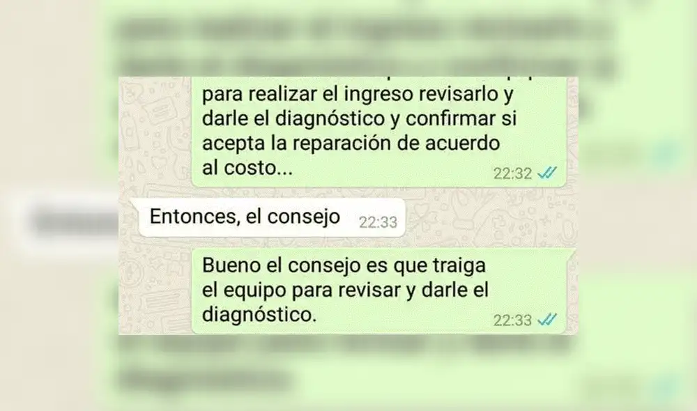 WhatsApp: pide ayuda a técnico para que arregle gratis su laptop, pero fue 'troleado' [FOTOS]