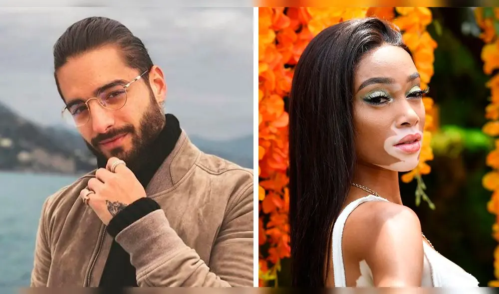 Maluma y Winnie Harlow