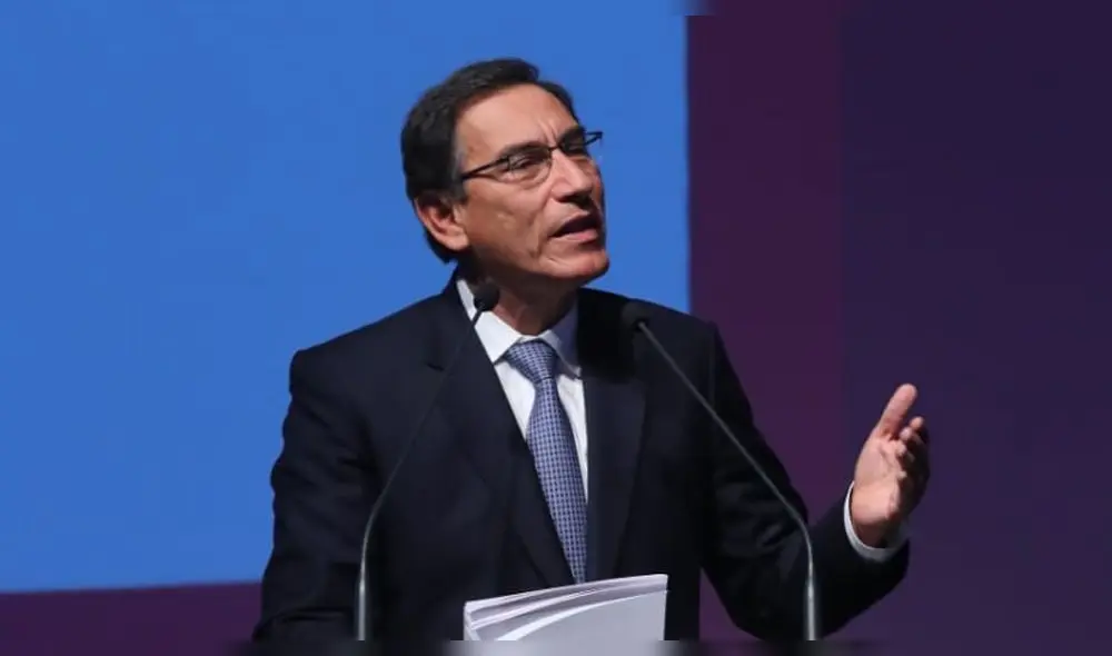 Martín Vizcarra participó en la conferencia Perumin. Foto: Presidencia