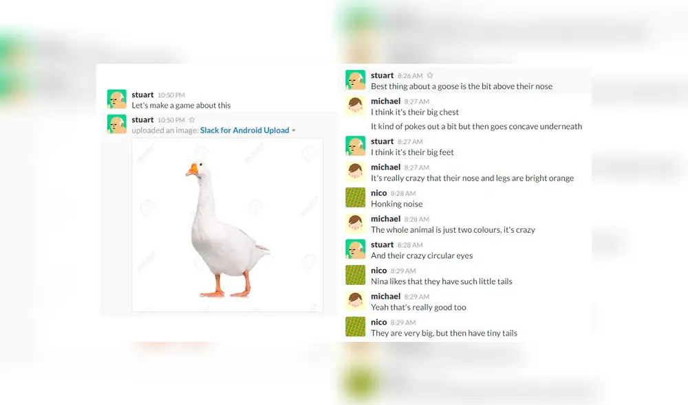 Conversación de los desarrolladores de Untitled Goose Game. Conversación de los desarrolladores de Untitled Goose Game.