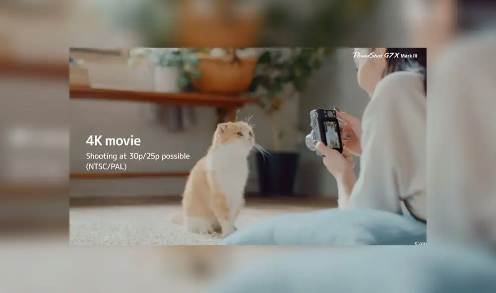 También se puede grabar video en forma vertical con la canon G7 X Mark III. También se puede grabar video en forma vertical con la canon G7 X Mark III.