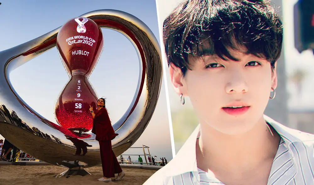 Jungkook se presentará en la apertura del Mundial de Qatar 2022. Foto: composición La República/AFP/Naver Jungkook se presentará en la apertura del Mundial de Qatar 2022. Foto: composición La República/AFP/Naver