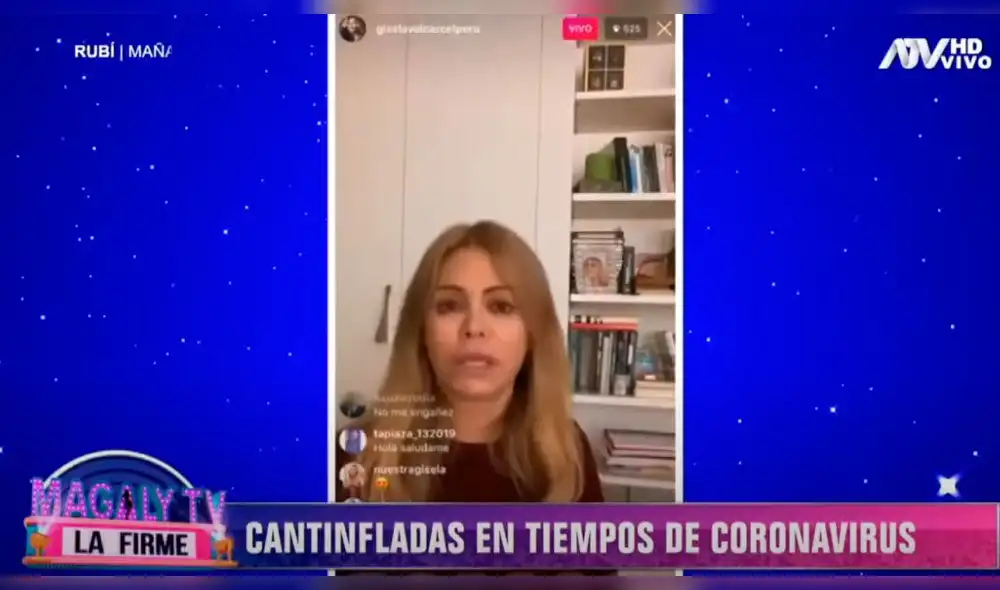 Magaly Medina opina sobre 'Lives' de Instagram de Gisela Valcárcel  Foto: captura
