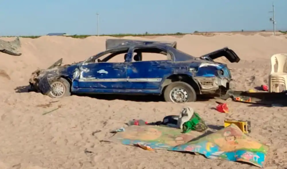 Accidente se registró este lunes en horas de la madrugada. Foto: PNP Accidente se registró este lunes en horas de la madrugada. Foto: PNP