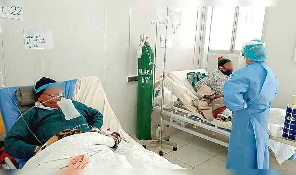 en alza. Pacientes internados en hospitales se incrementan debido a alta cifra de contagios.