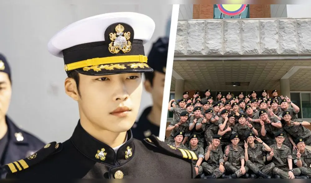 Woo Do Hwan se muestra por primera vez con uniforme militar en la vida real. Foto: composición