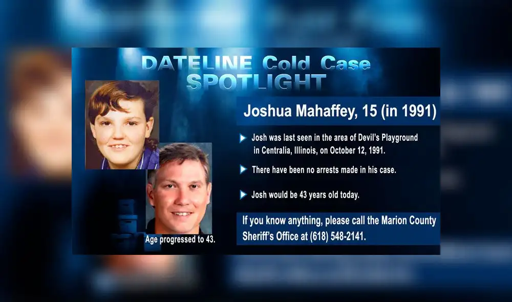 Joshua Mahaffey: el muchacho que escapó de casa al discutir con su madre hace 28 años y nunca más regresó Joshua Mahaffey: el muchacho que escapó de casa al discutir con su madre hace 28 años y nunca más regresó