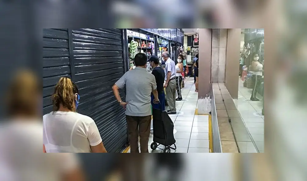San Borja: personas en los mercados. Créditos: Municipalidad de San Borja.