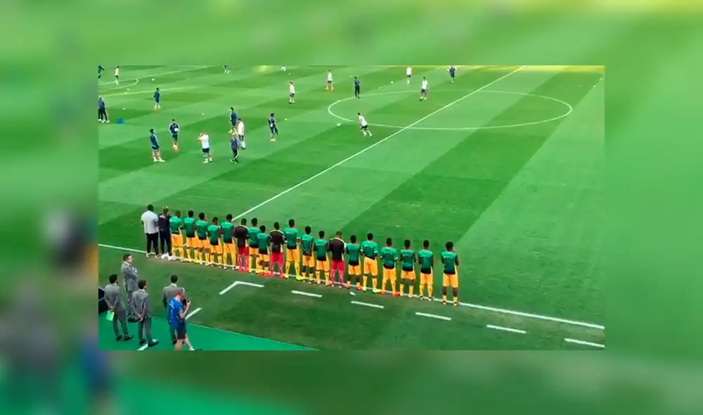 Argentina vs. Mali: conmovedor gesto de jugadores africanos previo al choque por el Mundial sub 20