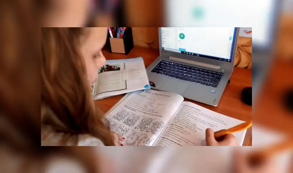 Clases virtuales. Créditos: El Comercio (Ecuador) Clases virtuales. Créditos: El Comercio (Ecuador)