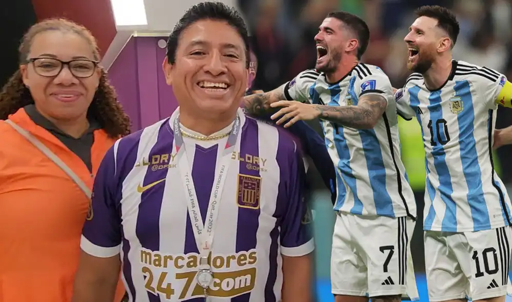 Hinchas de Alianza Lima en Qatar aseguraron que alentarán a Argentina por ser el único sudamericano en competencia. Foto: captura de Carlos Salinas/Líbero/EFE