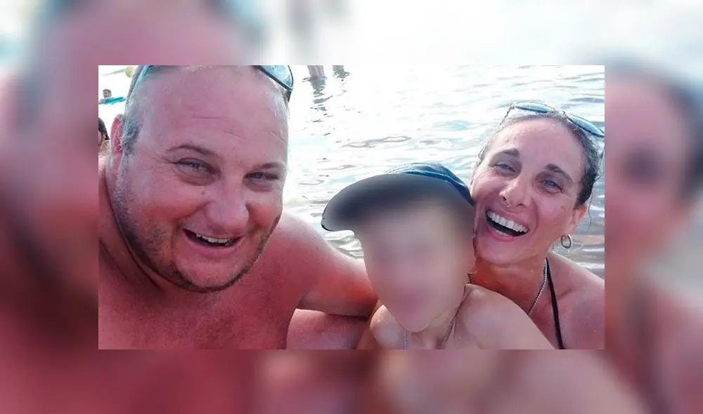 'Lolo' y sus padres. Foto: Telefe.